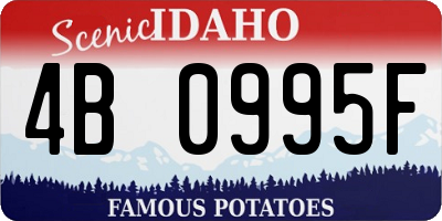 ID license plate 4B0995F