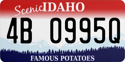 ID license plate 4B0995Q
