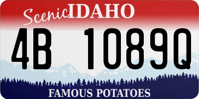 ID license plate 4B1089Q