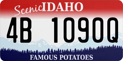 ID license plate 4B1090Q