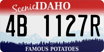 ID license plate 4B1127R