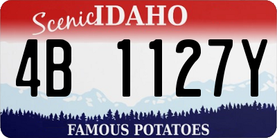 ID license plate 4B1127Y