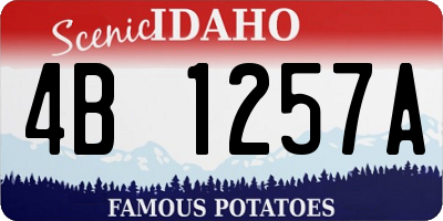 ID license plate 4B1257A