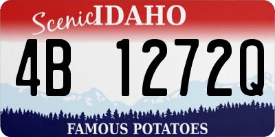 ID license plate 4B1272Q