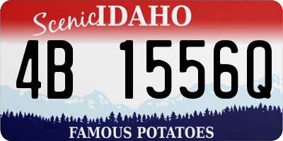 ID license plate 4B1556Q