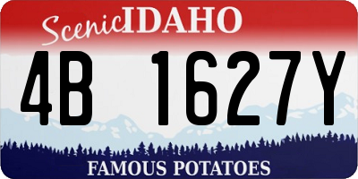 ID license plate 4B1627Y