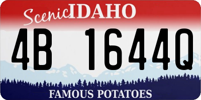 ID license plate 4B1644Q