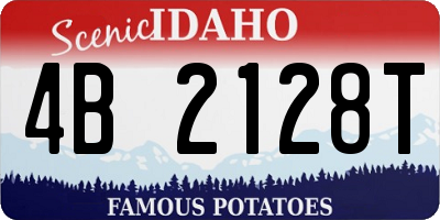 ID license plate 4B2128T