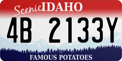 ID license plate 4B2133Y