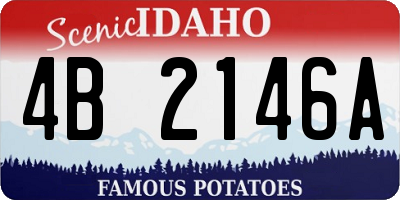 ID license plate 4B2146A