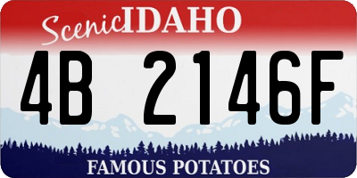 ID license plate 4B2146F
