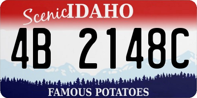 ID license plate 4B2148C
