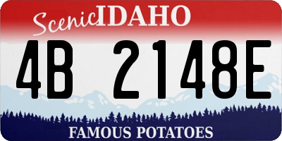 ID license plate 4B2148E