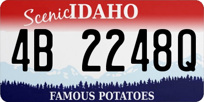 ID license plate 4B2248Q