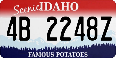 ID license plate 4B2248Z