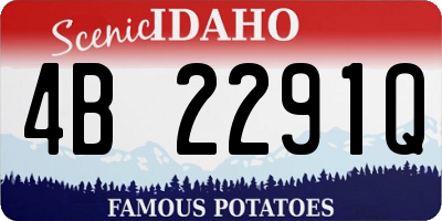 ID license plate 4B2291Q