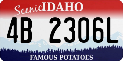 ID license plate 4B2306L
