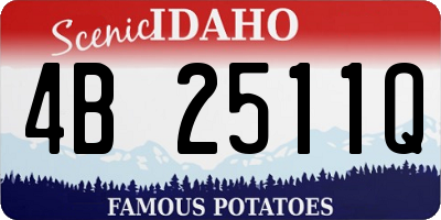 ID license plate 4B2511Q