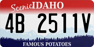 ID license plate 4B2511V