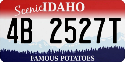 ID license plate 4B2527T