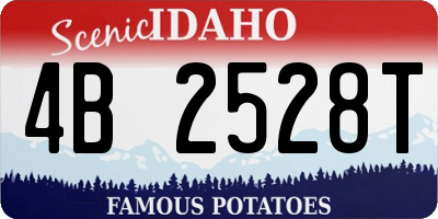 ID license plate 4B2528T