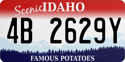 ID license plate 4B2629Y
