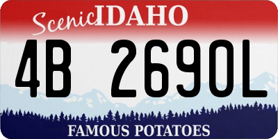 ID license plate 4B2690L
