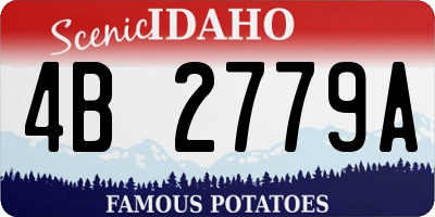 ID license plate 4B2779A