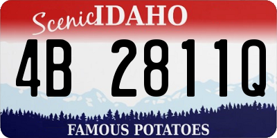 ID license plate 4B2811Q