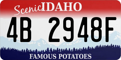 ID license plate 4B2948F