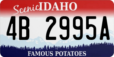 ID license plate 4B2995A