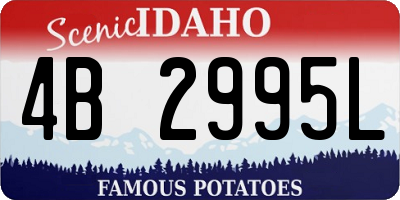 ID license plate 4B2995L