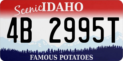 ID license plate 4B2995T