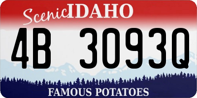 ID license plate 4B3093Q