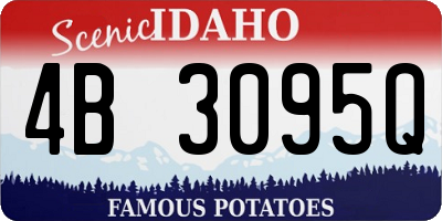ID license plate 4B3095Q