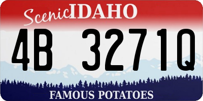ID license plate 4B3271Q