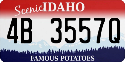 ID license plate 4B3557Q