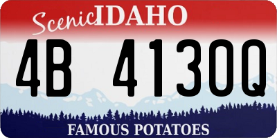 ID license plate 4B4130Q