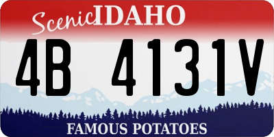 ID license plate 4B4131V