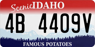 ID license plate 4B4409V