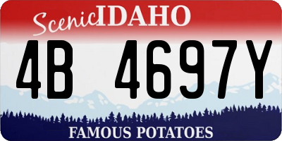 ID license plate 4B4697Y
