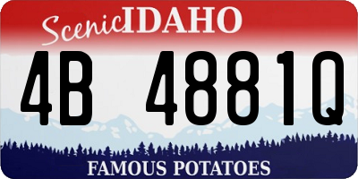 ID license plate 4B4881Q