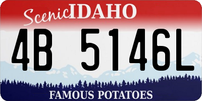 ID license plate 4B5146L