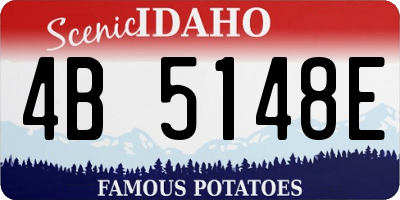 ID license plate 4B5148E