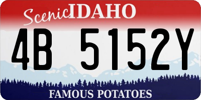 ID license plate 4B5152Y