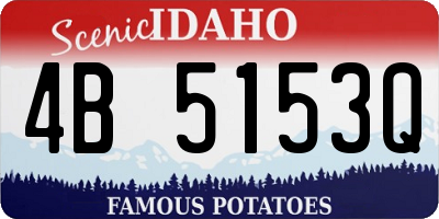 ID license plate 4B5153Q
