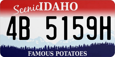 ID license plate 4B5159H