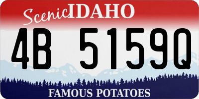 ID license plate 4B5159Q