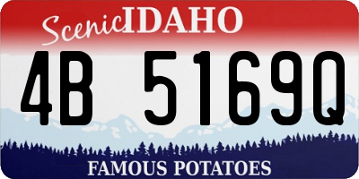 ID license plate 4B5169Q