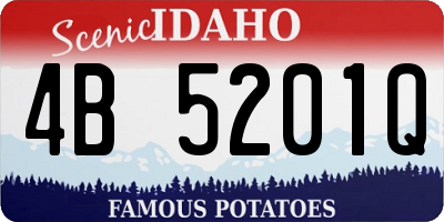 ID license plate 4B5201Q